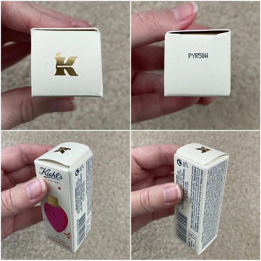 Kiehl's Butterstick Lip Treatment Simply Rose: Limited Edition Holiday Packaging